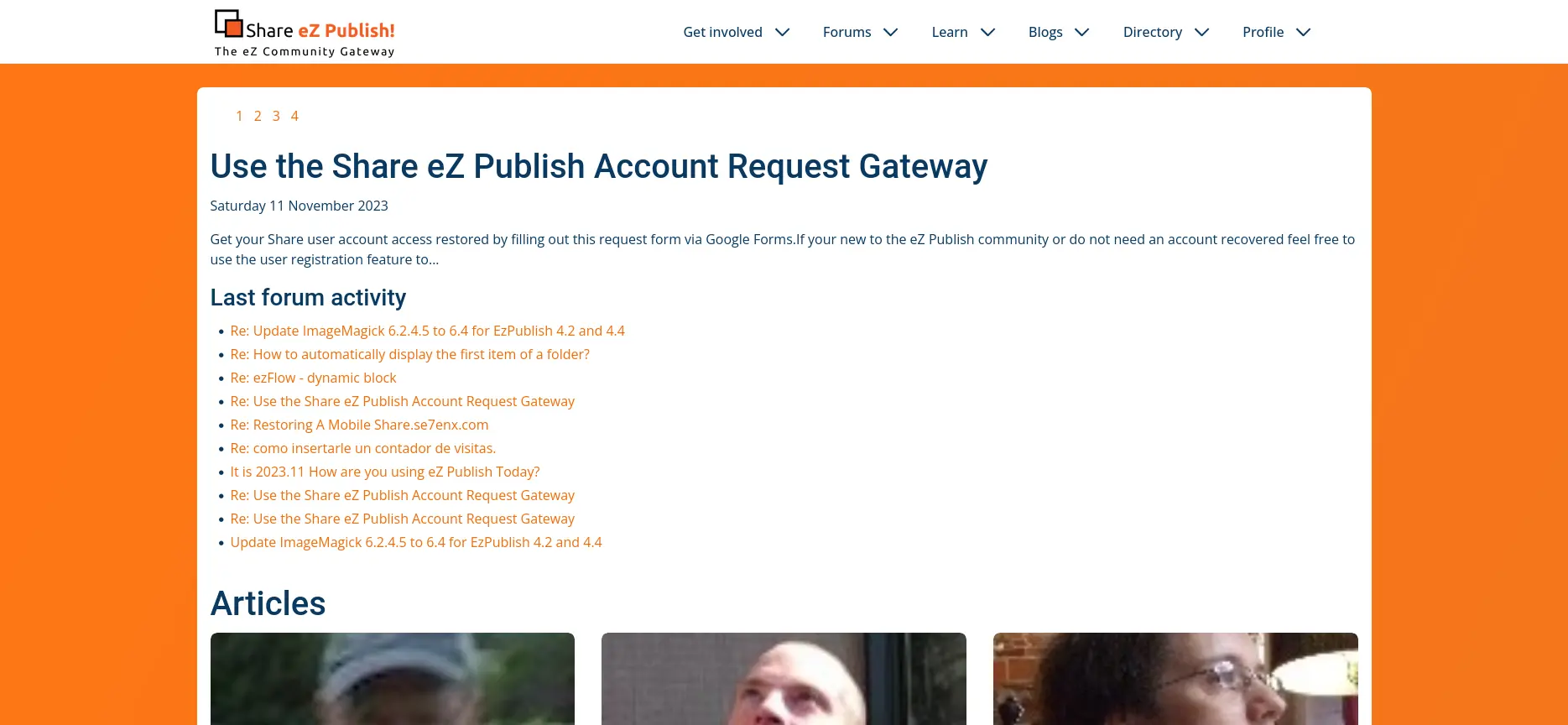 Share eZ Publish!